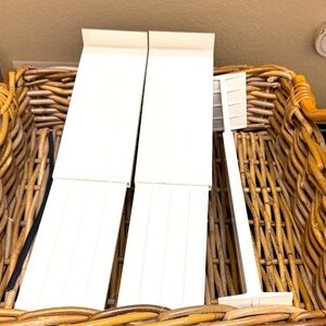 3 adjustable dividers from the container store